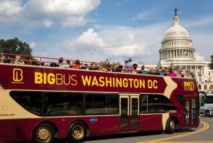 DC: Visita a los Monumentos y Conmemoraciones al atardecer en autobús descapotable