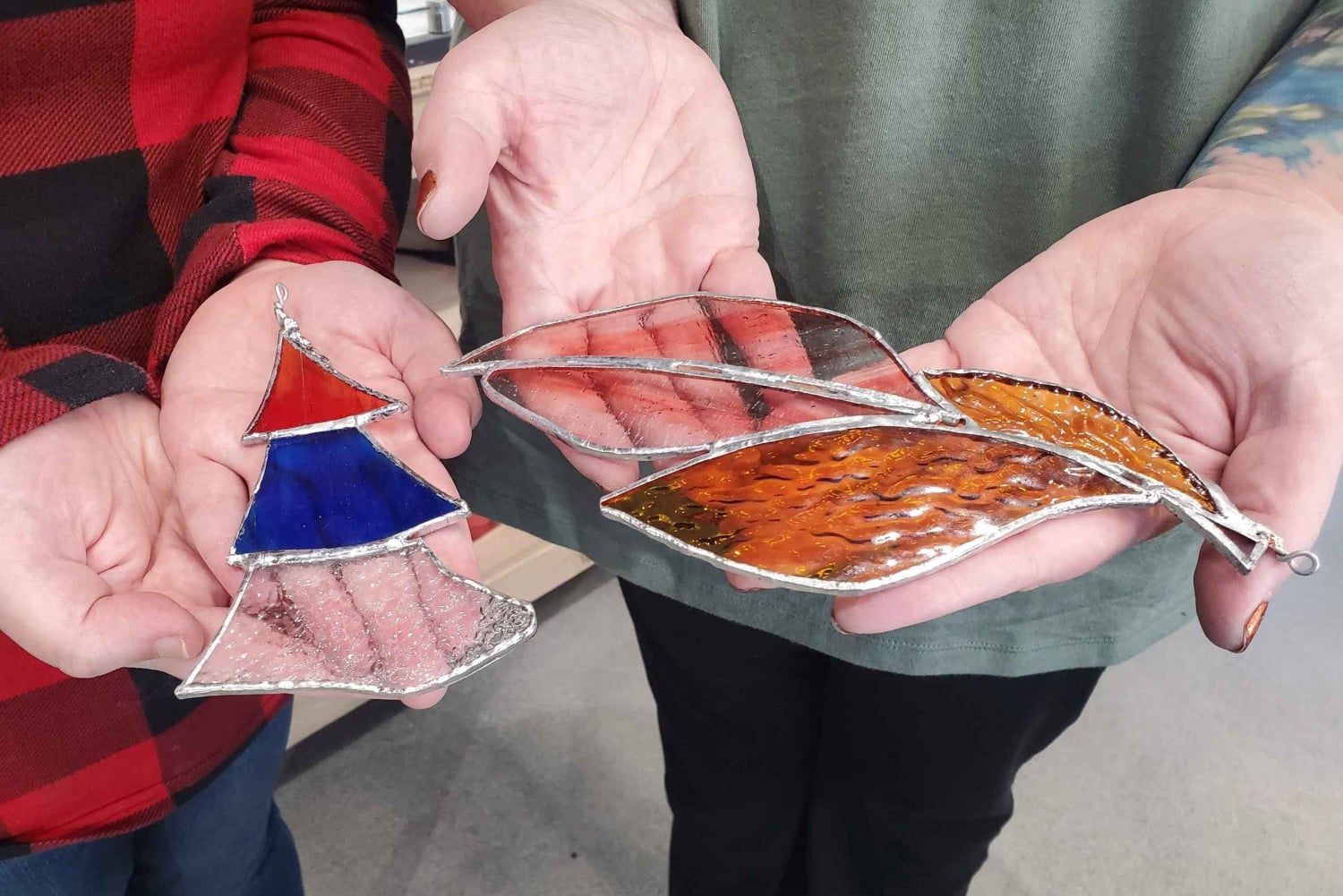 Everett : Atelier de vitrail avec matériel