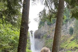 Da Seattle: Tour delle cascate di Snoqualmie e delle cantine con trasferimento