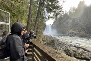 Da Seattle: Tour delle cascate di Snoqualmie e delle cantine con trasferimento