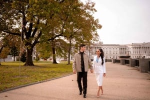 Sessão de fotos profissional privada de férias em Washington DC
