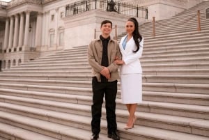 Sessão de fotos profissional privada de férias em Washington DC
