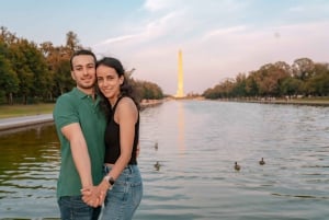 Sessão de fotos profissional privada de férias em Washington DC