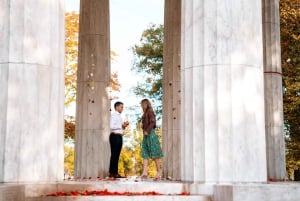 Sessão de fotos profissional privada de férias em Washington DC