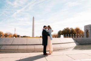 Sessão de fotos profissional privada de férias em Washington DC