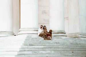 Sessão de fotos profissional privada de férias em Washington DC