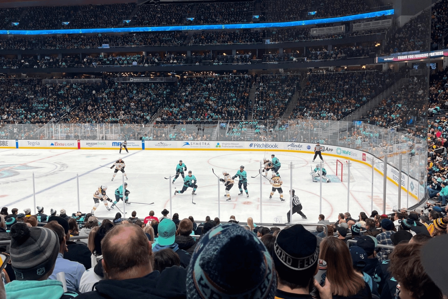 Seattle Entrada para el partido de hockey sobre hielo Seattle Kraken