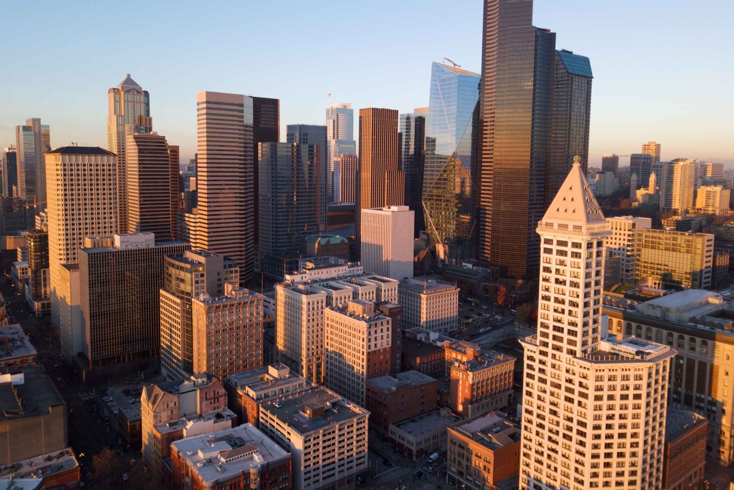 Seattle: toegangsticket voor het observatorium van de Smith Tower