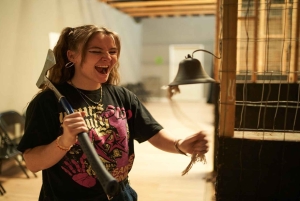 タコマ斧とナイフ投げ体験