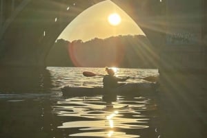 Washington DC: Guidet kajaktur i solnedgang fra Key Bridge