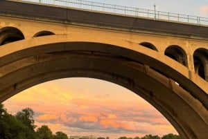 Washington DC: Guidet kajaktur i solnedgang fra Key Bridge