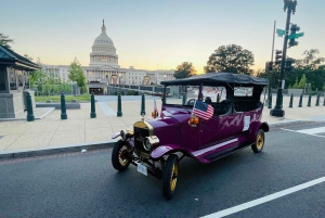 Washington, DC: Day & Night Electric Cart & Vintage Car Tour