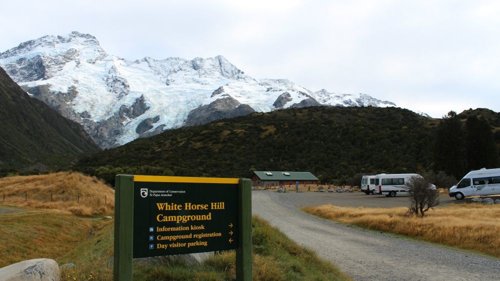 Campground in Mt Cook