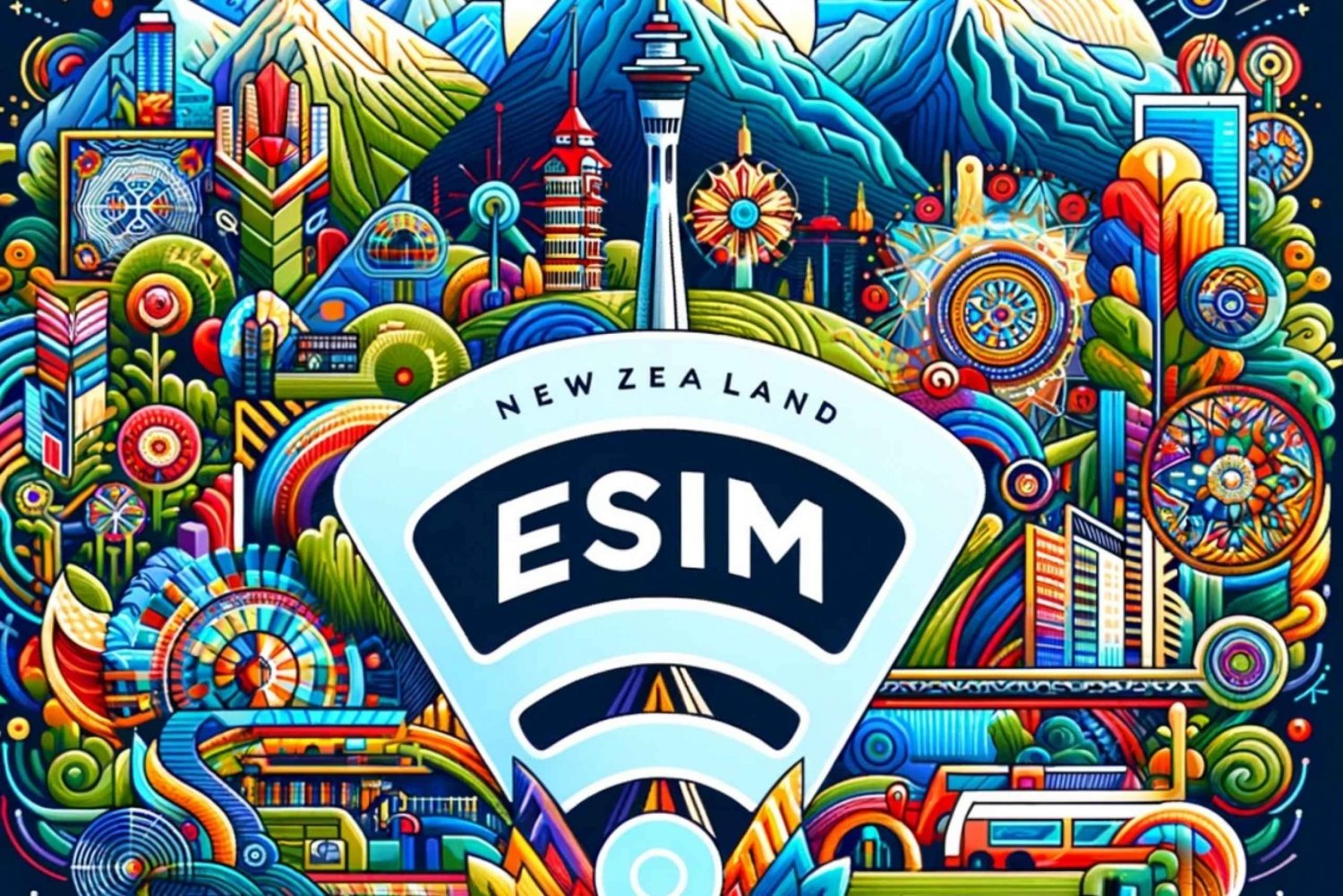 New Zealand e-SIM 20/35 GB
