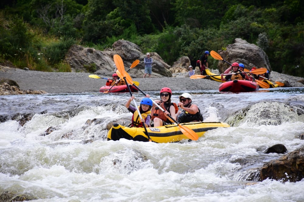 Rafting en Wellington