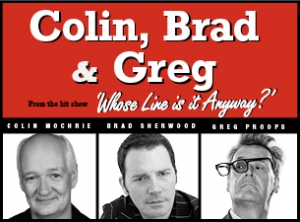 Colin, Brad & Greg From Whose Line Is It Anyway