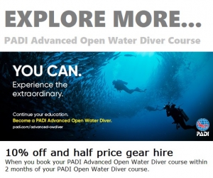 PADI Advanced Open Water Course