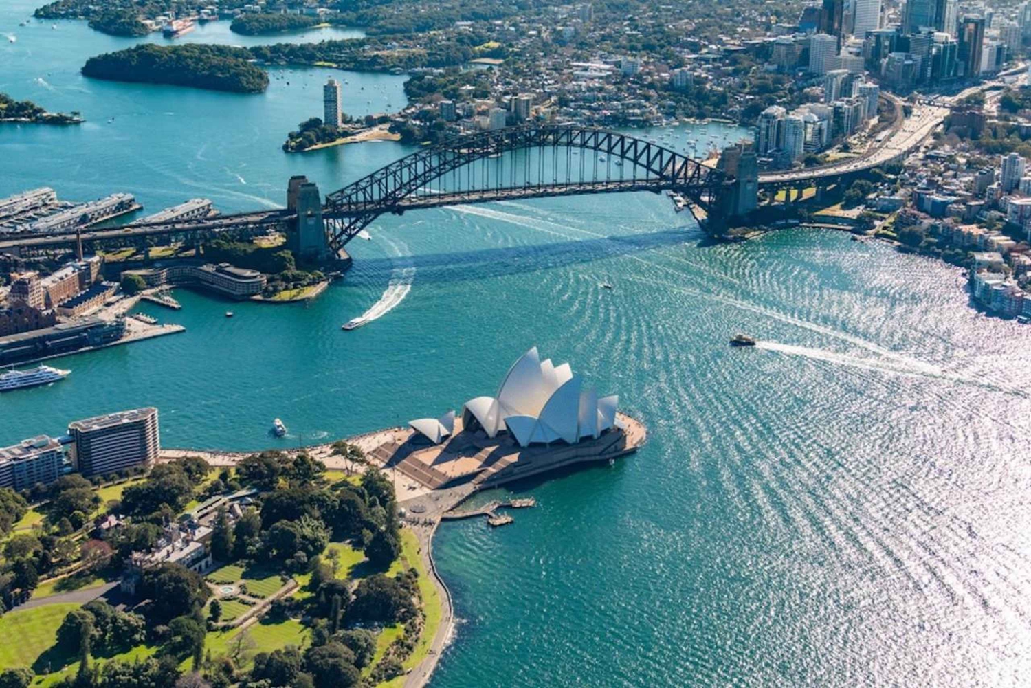 30-minutowa prywatna wycieczka helikopterem nad portem w Sydney dla 2 osób