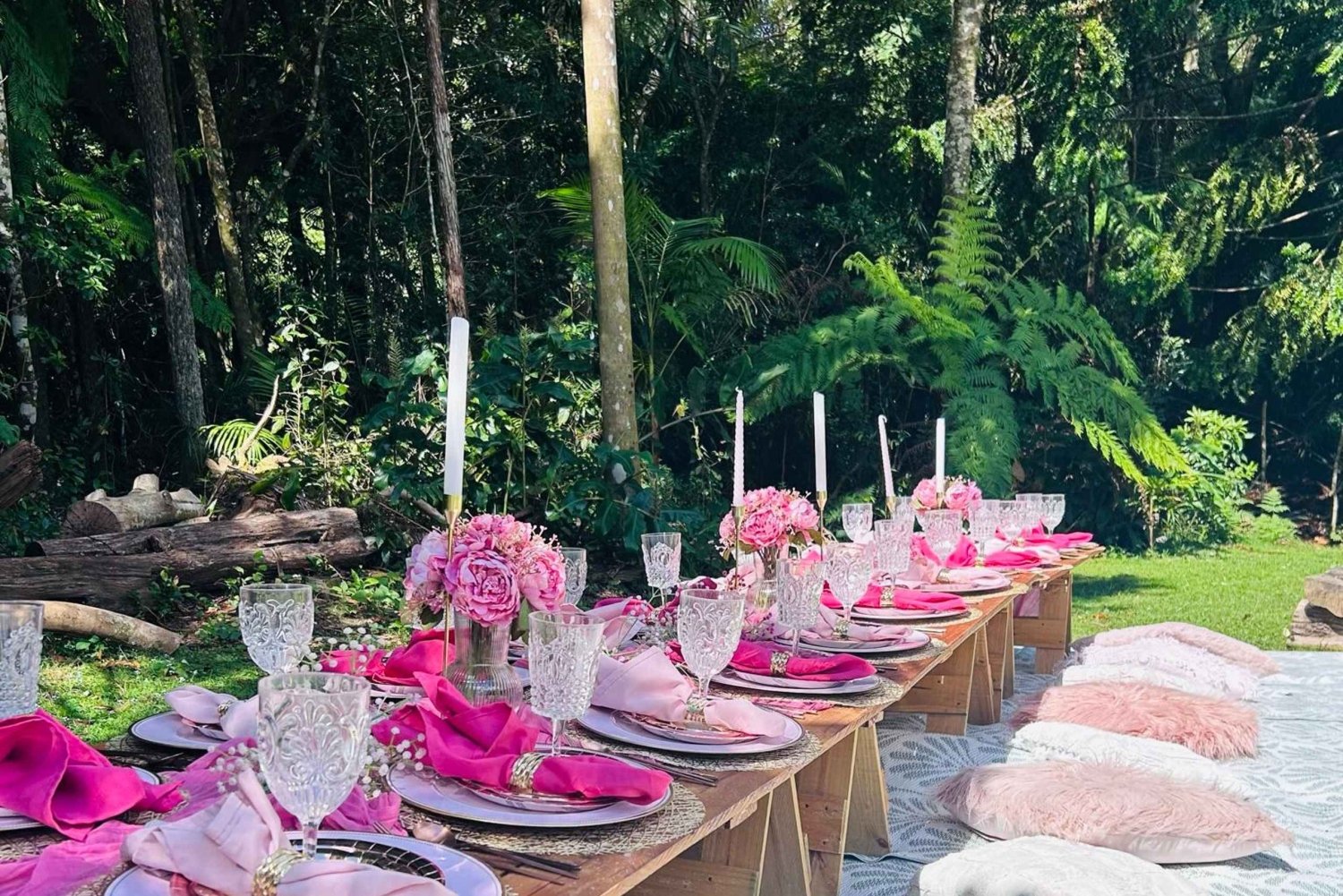 Airlie Beach - Luxurious pop up picnic at Headlands Park