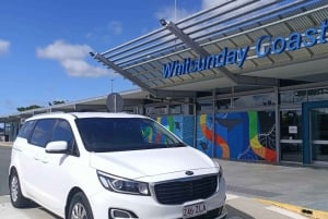 Airlie Beach: Private Kia from/to Whitsunday Coast Airport