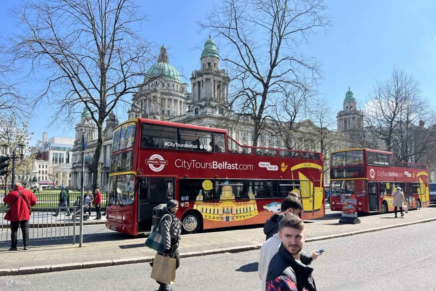 Belfast: 1 ou 2 dias de tour de ônibus hop-on hop-off