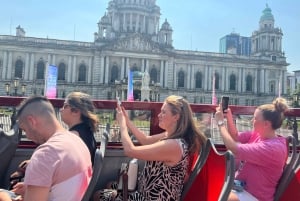 Belfast: tour in autobus hop-on hop-off con guida dal vivo