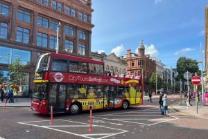 Belfast: tour in autobus hop-on hop-off con guida dal vivo