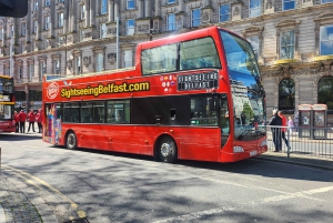 Belfast: rundtur med hop-on hop-off-buss Belfast Open Top Bus Tour