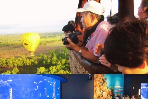 Cairns: Hot Air Balloon Flight & Cairns Aquarium Entry