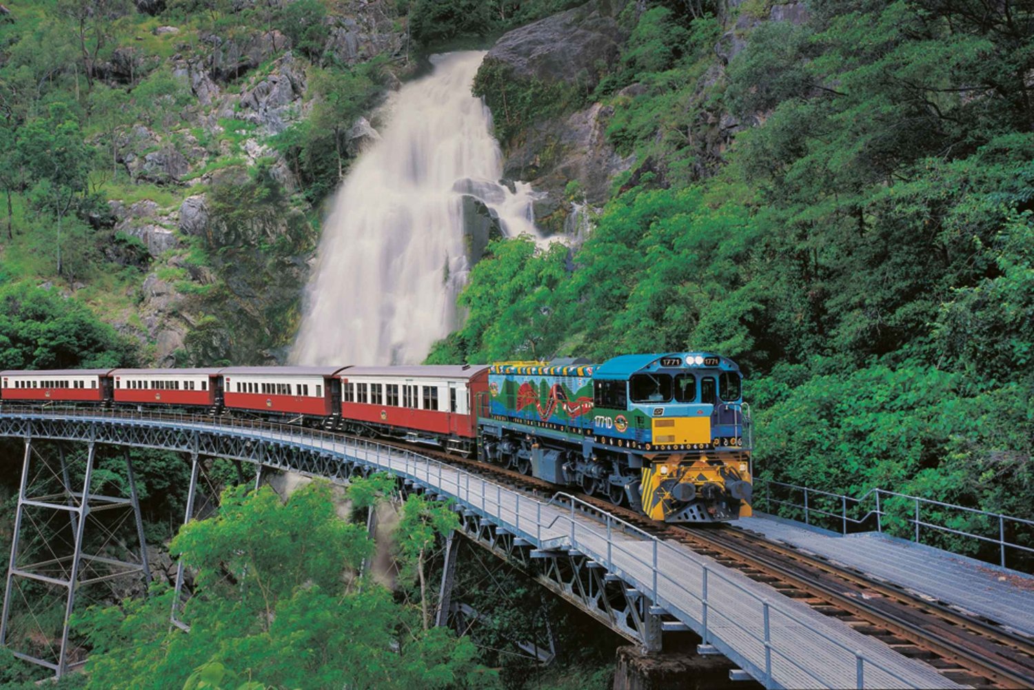 Cairns: Skyrail-kabelbaan naar Kuranda en treintickets