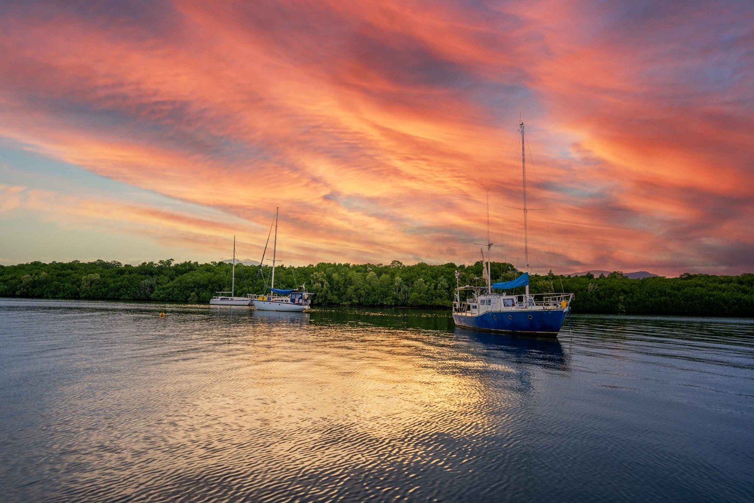 Cairns : croisière au coucher du soleil avec collation et boissons