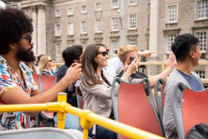 Dublin: Stor buss Hop-On, Hop-Off-tur med live guide