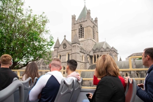 Dublin: Stor buss Hop-On, Hop-Off-tur med live guide
