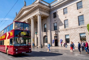 Dublin: Stor buss Hop-On, Hop-Off-tur med live guide