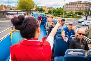 Dublin: Stadsvandring med sightseeing med hop-on hop-off-buss