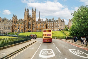 Edinburgh: hop-on-hop-off-tour met open bus