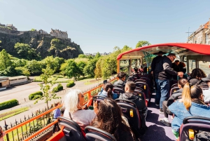 Edinburgh: hop-on-hop-off-tour met open bus