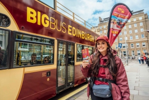 Edinburgh: hop-on-hop-off-tour met open bus