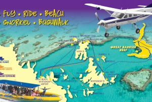 From Airlie Beach: 60-Minute Whitsundays Scenic Flight