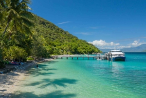 Fra Cairns: Moore Reef, Fitzroy Island Tour med helikopter
