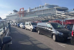 Heathrow'n lentokenttä – Southamptonin satama – valinnainen reitti Stonehengen kautta