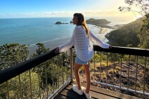 Fra Mackay: Wallabies på stranden soloppgangstur