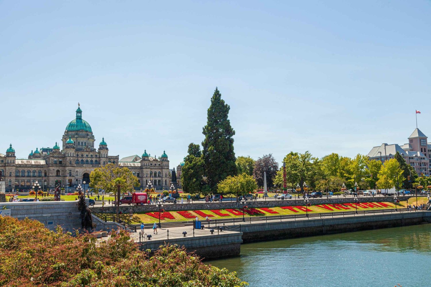Från Vancouver: Dagsutflykt till Victoria och Butchart Gardens