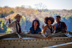 ビクトリア滝発：歴史的な橋のツアー