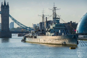 Gå ombord på HMS Belfast och se 30+ av Londons främsta sevärdheter