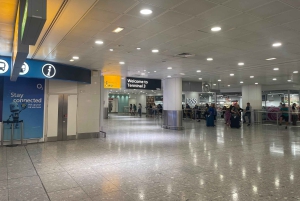 Traslado privativo de cruzeiro de Heathrow para Southampton MPV de luxo