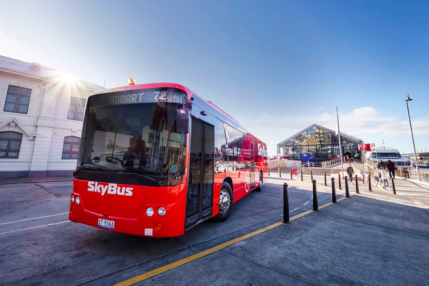 Hobart Airport: Express-bustransfer naar Hobart City