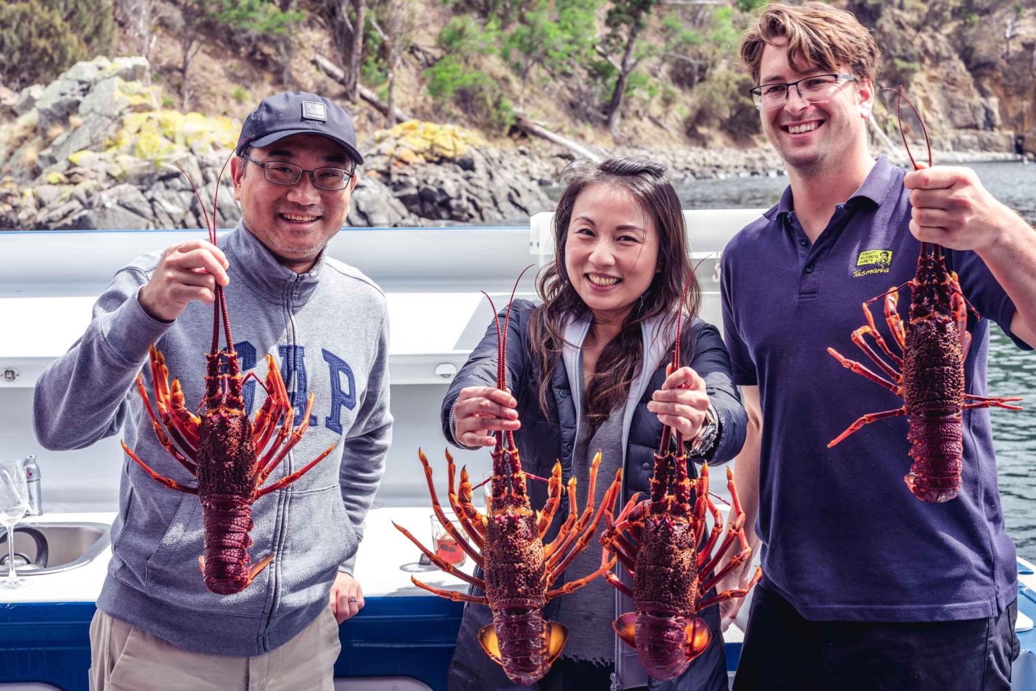 Hobart: Hele dag Tasmanië gastronomische zeevruchten cruise