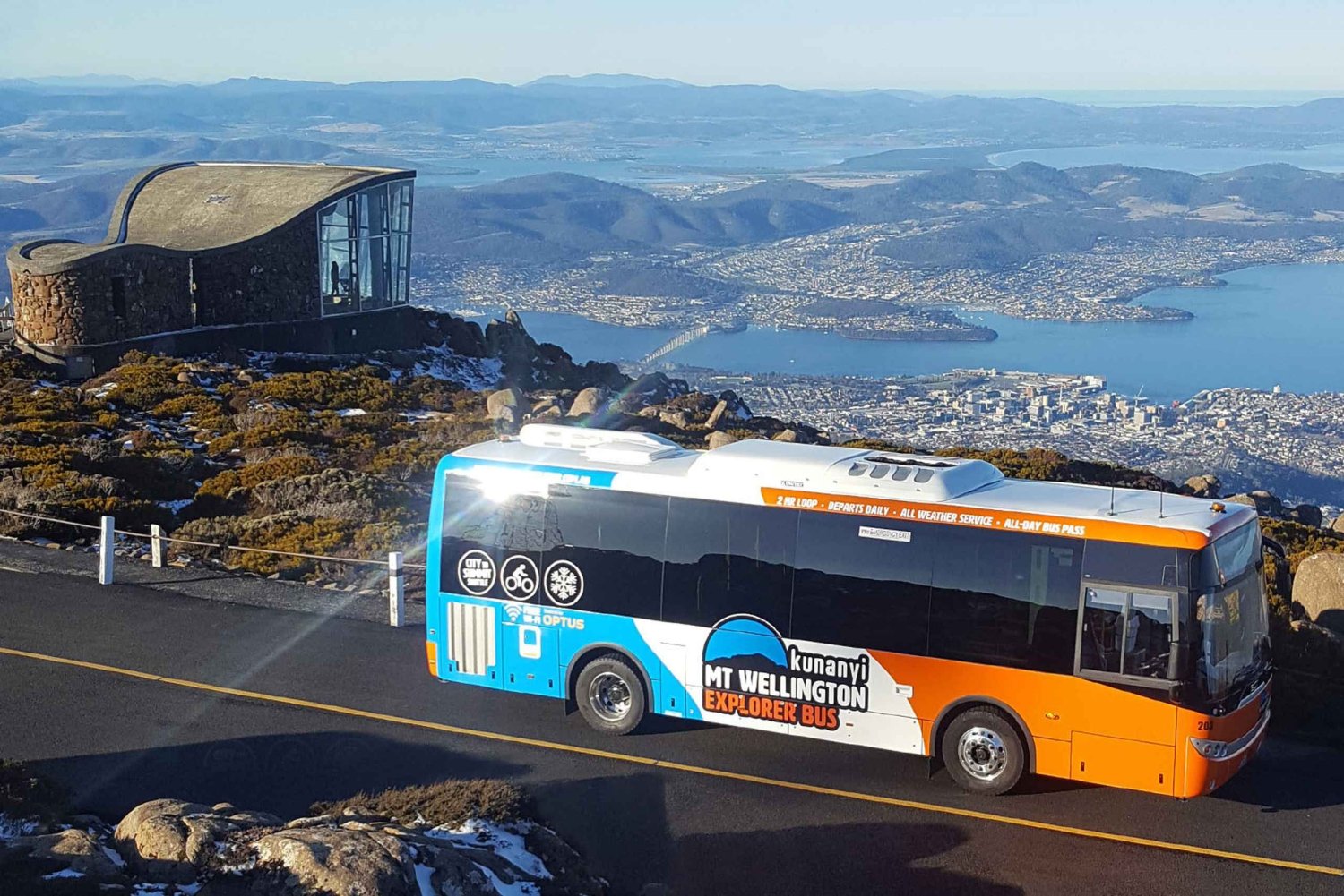 Хобарт: Кунаньи/автобусный проездной на гору Веллингтон Эксплорер