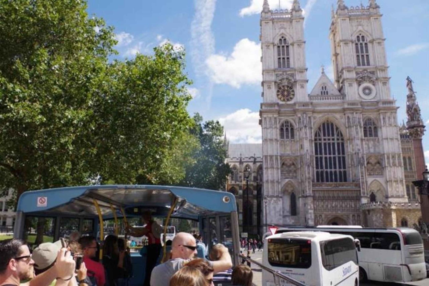 Hop-on-hop-off-bustour Londen & Westminster Abbey